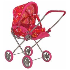 Коляска-трансформер Buggy Boom Mixy (8029) розовый/желтый