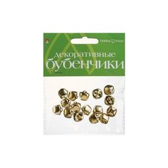 Набор декоративных элементов "Бубенчики №6", 12 мм, цвет: золото Альт