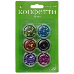 Конфетти мини для декора, 3 мм, 6 цветов Альт