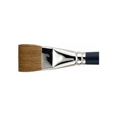 Кисть плоская для акварели "Artists Sable Brush", с удлиненной выставкой, соболь, №1 Winsor & Newton
