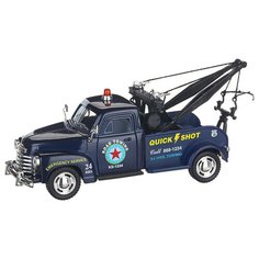 Детская инерционная металлическая машинка с открывающимися дверями, модель 1953 Chevrolet 3100, синий Serinity Toys