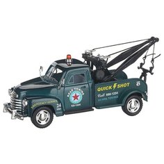 Детская инерционная металлическая машинка с открывающимися дверями, модель 1953 Chevrolet 3100, зеленый Serinity Toys