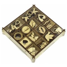 Набор украшений в коробке "Свадебный" СИМВОЛИК