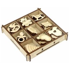 Набор украшений в коробке "Детский №1" СИМВОЛИК