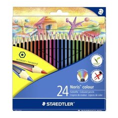 Карандаши цветные "Wopex. Noris Colour", 24 цвета Staedtler