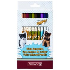 Карандаши цветные "Ooops!", 12 цветов Brunnen