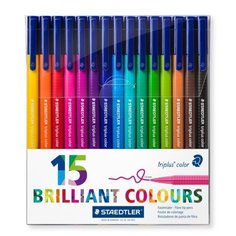 Фломастеры "Triplus Сolor 323", 15 цветов Staedtler