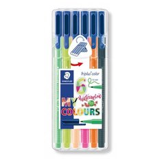 Фломастеры "Triplus color 323", 1 мм, 6 цветов Арбуза Staedtler