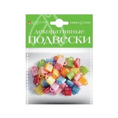 Декоративные подвески из пластика "Замочки и ключики" Альт