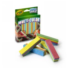 Мел для асфальта "Multi-Color", многоцветный, 5 штук Crayola