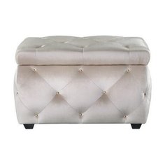 Пуф "Leset Classic-Е64", цвет велюра: молочный