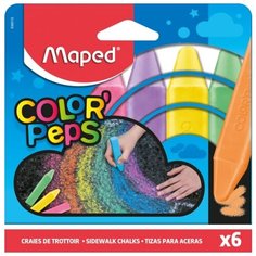 Мелки для рисования "ColorPeps", 6 цветов Maped