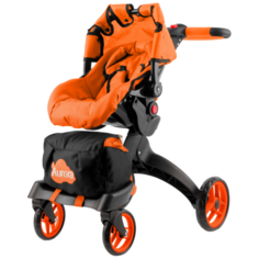 Коляска-трансформер Buggy Boom Aurora (9005) оранжевый