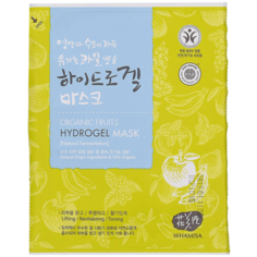 Whamisa Маска для лица гидрогелевая на основе фруктовых ферментов, 33 г