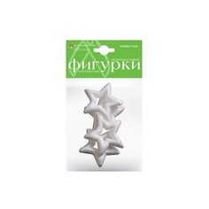 Пенопластовая заготовка "Звездочки фигурные", 70 мм, 4 штуки Альт