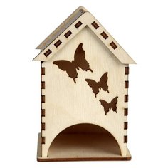 Заготовка для декорирования "Чайный Домик. Бабочки", 15 см Decoriton