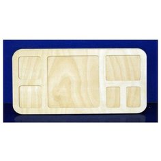 Заготовка из дерева "Фоторамка №2" Созвездие