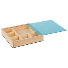 Заготовка для декорирования Mr. Carving "Органайзер №4", с крышкой, 20,8х20,8х4 см, 6 ячеек, арт. ВД-736