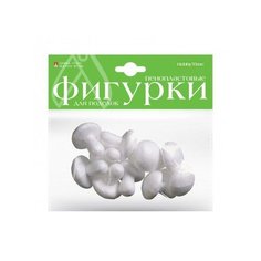 Пенопластовая заготовка "Грибы", 40 мм, 10 штук Альт
