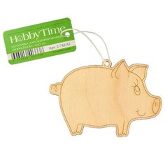 Заготовка для декорирования "Поросенок", 8x6 см Альт