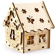 Домик с подсветкой, 9х8,7х10,7 см СИМВОЛИК