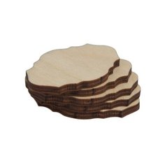 Заготовка для декорирования "Панно №8", 5 см, 5 штук Decoriton