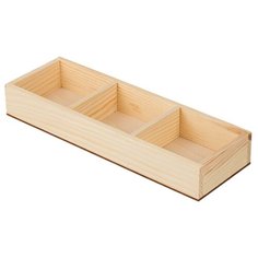 Заготовка для декорирования Mr. Carving "Органайзер №5", 30х10 см, 3 ячейки, арт. ВД-746