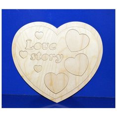 Заготовка из дерева "Фоторамка. Love story" Созвездие