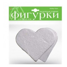 Пенопластовые фигурки "Сердечки", 125 мм, 2 штуки Альт