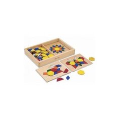 Трафарет с блоками на досках (10029) Melissa & Doug