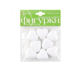 Пенопластовые фигурки "Сердечки", 35 мм (8 штук) Альт