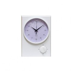 Часы настенные пластиковые с таймером, цвет: белый Arte Nuevo