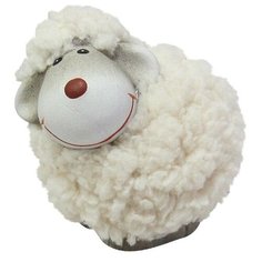 Статуэтка SNOWMEN Овечка, 6.5 см белый