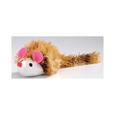 Игрушка для кошек "Мышь плюшевая", с длинным ворсом, 12х7 см Beeztees