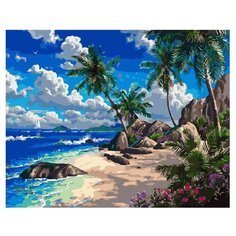 Картина по номерам Paintboy PK 72003 (GX36504) Тропический пляж 40x50см