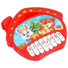 ZABIAKA Пианино "Новогоднее настроение" красный, звук, батарейки №SL-02376 4156191