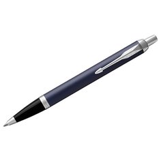 Ручка шариковая "IM Matte Blue CT", синяя, 1,0 мм, кнопочный механизм Parker