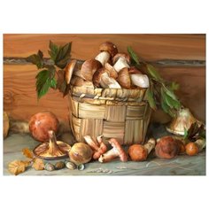 Алмазная мозаика "Бузин. Деревенский натюрморт" (30 цветов) Molly