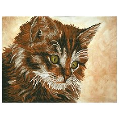 Кристальная мозаика (алмазная вышивка) Фрея "Домашний любимец", 40x30 см, арт. ALV-81