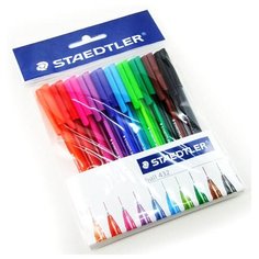 Набор шариковых ручек, 10 цветов Staedtler