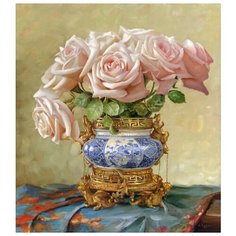 Алмазная мозаика "Бузин. Восточные розы" (38 цветов) Molly