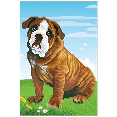 Кристальная мозаика (алмазная вышивка) Фрея "Бульдог", арт. ALV-10