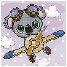 Кристальная мозаика (алмазная вышивка) Фрея "Навстречу ветру!", 30x30 см, арт. ALV-96