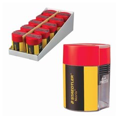 Точилка "Noris", с контейнером, пластиковая, круглая Staedtler