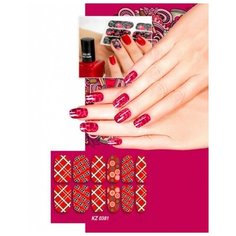 Арт-плёнка Bradex "Шотландка", для дизайна ногтей