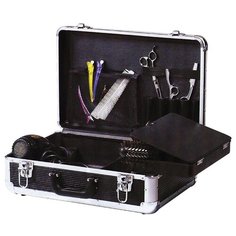 Чемодан для парикмахерских инструментов "Dewal", цвет черный, 45x30x16 см