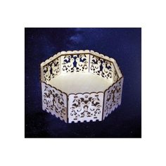 Заготовка из дерева "Конфетница с курочками", 20x8 см Рукоделие