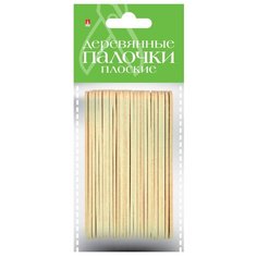 Деревянные палочки, плоские, 9,3 см (25 штук) Альт