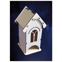 Заготовка из дерева "Чайный домик с окошком №2", средний Рукоделие