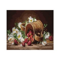 Картина по номерам "Клубничное настроение", 40x50 см Paintboy